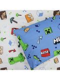 Minecraft reversible duvet cover set single, UK version