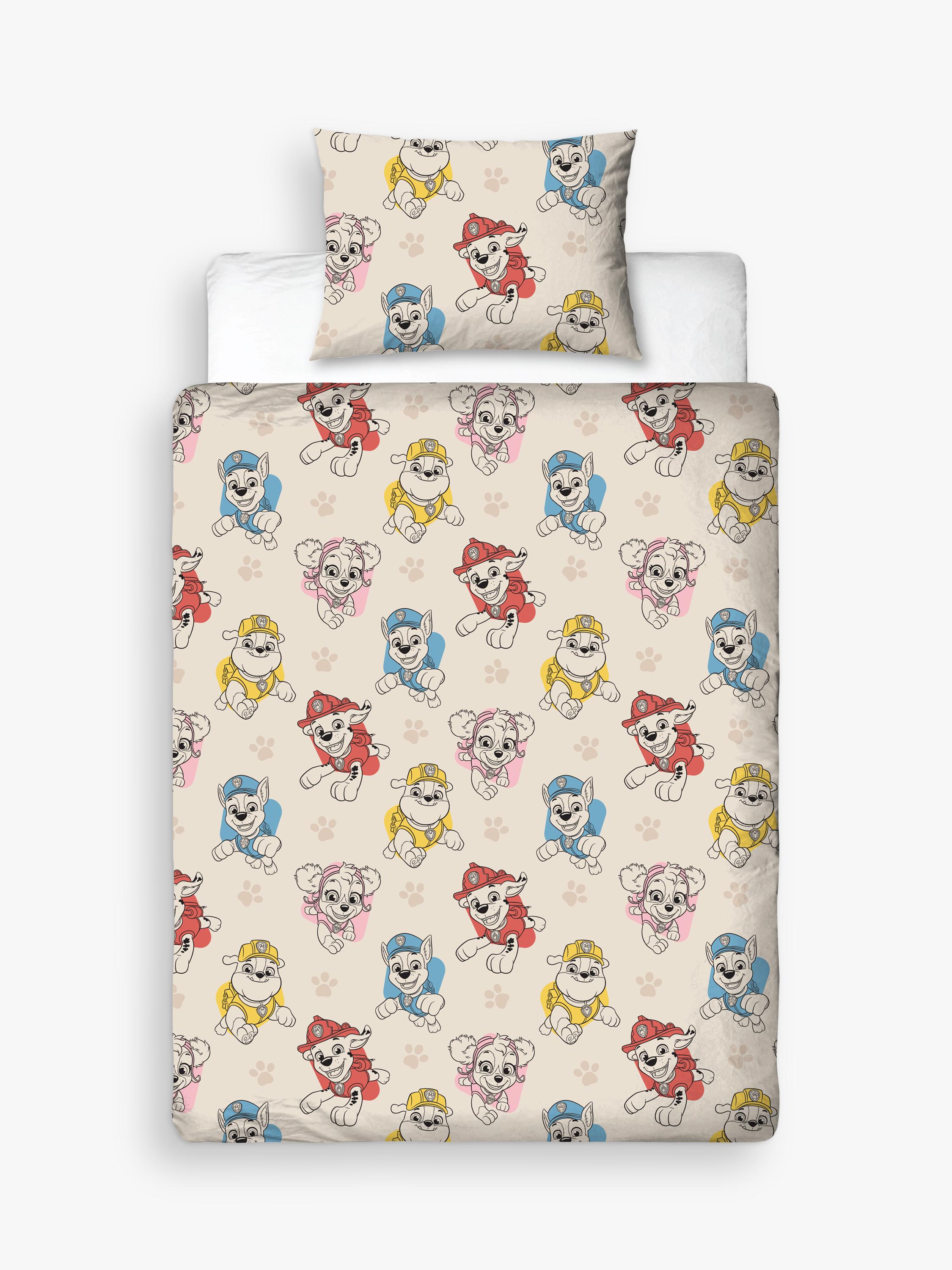 Paw Patrol reversible duvet cover set for cot bed - British product