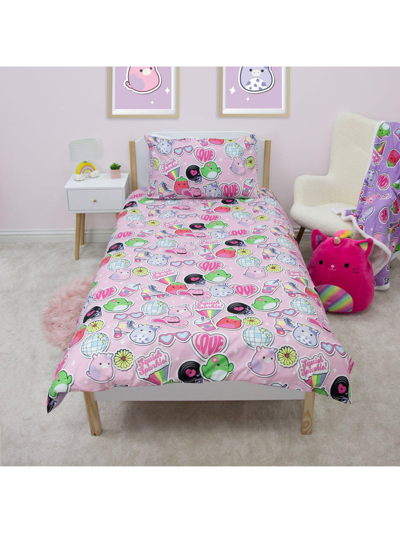 Squishmallows reversible duvet cover set single - British product