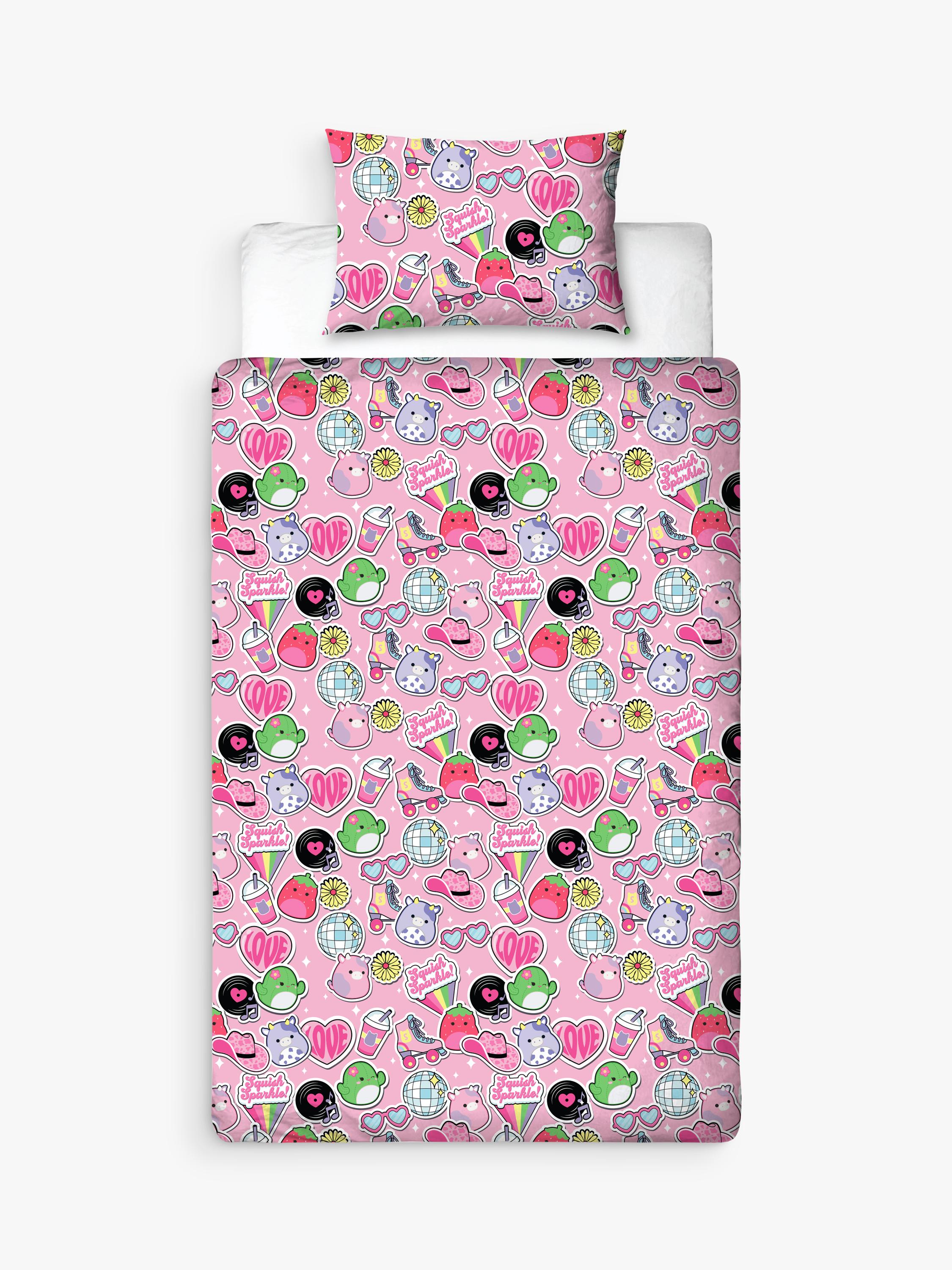 Squishmallows reversible duvet cover set single - British product