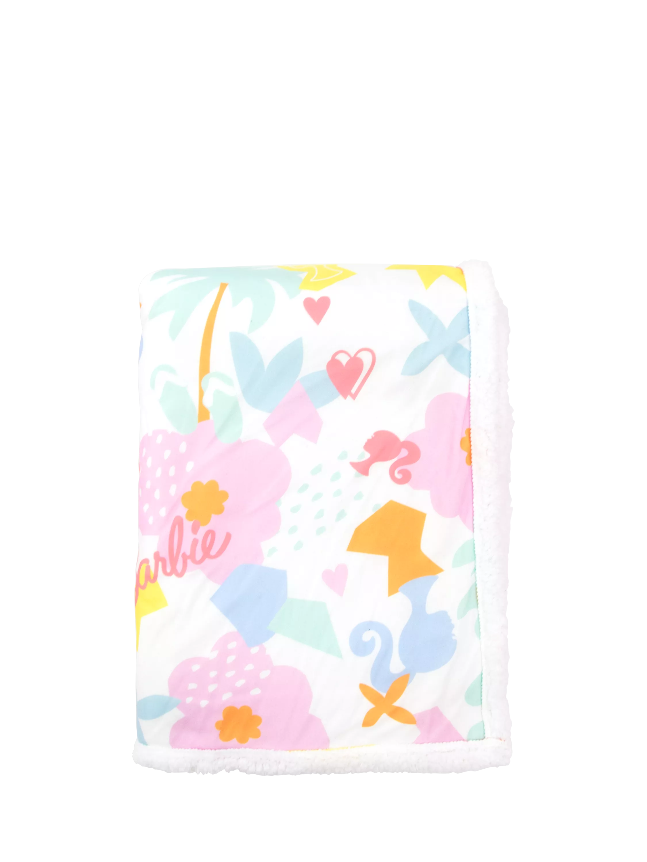 Barbie sherpa fleece blanket single 150x100cm - British product