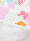 Barbie sherpa fleece blanket single 150x100cm - British product