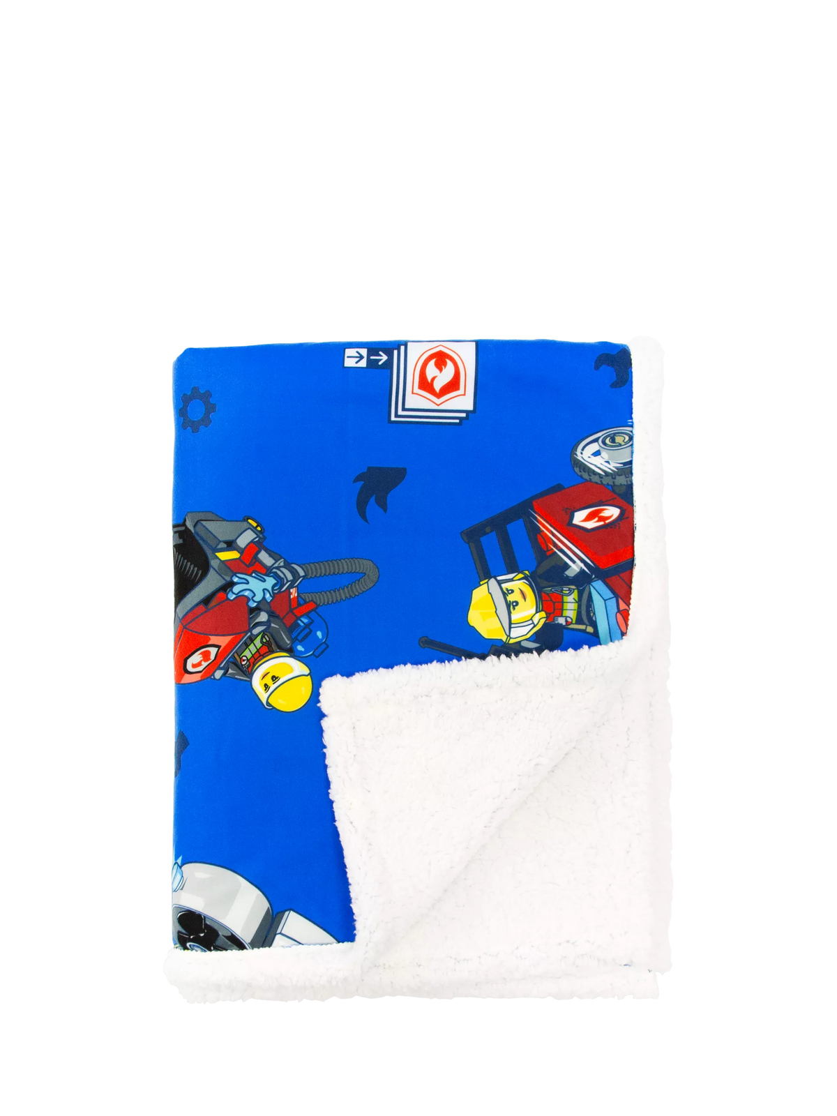 LEGO City sherpa fleece blanket single 150x100cm (British brand)