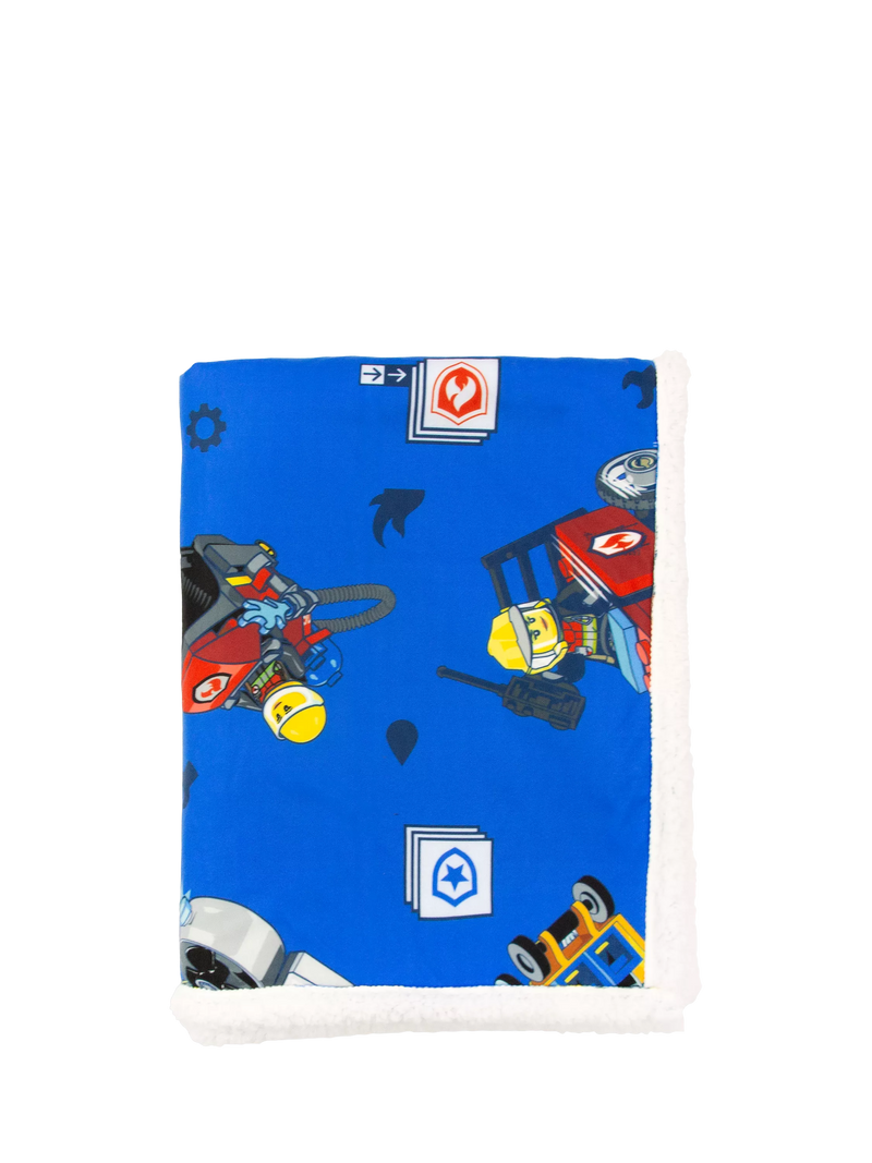 LEGO City sherpa fleece blanket single 150x100cm (British brand)