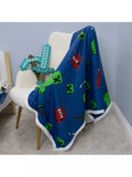 Minecraft sherpa fleece blanket (British brand)