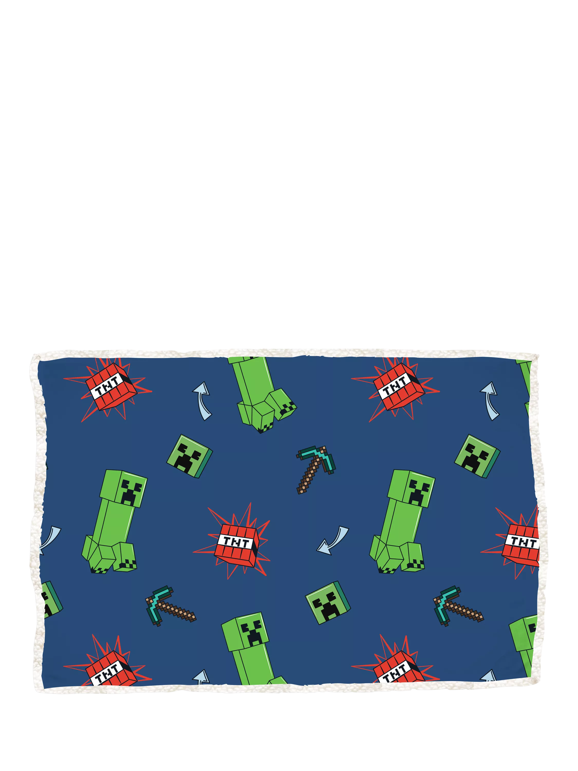 Minecraft sherpa fleece blanket (British brand)