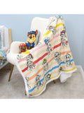 Paw Patrol sherpa fleece blanket single size, UK version