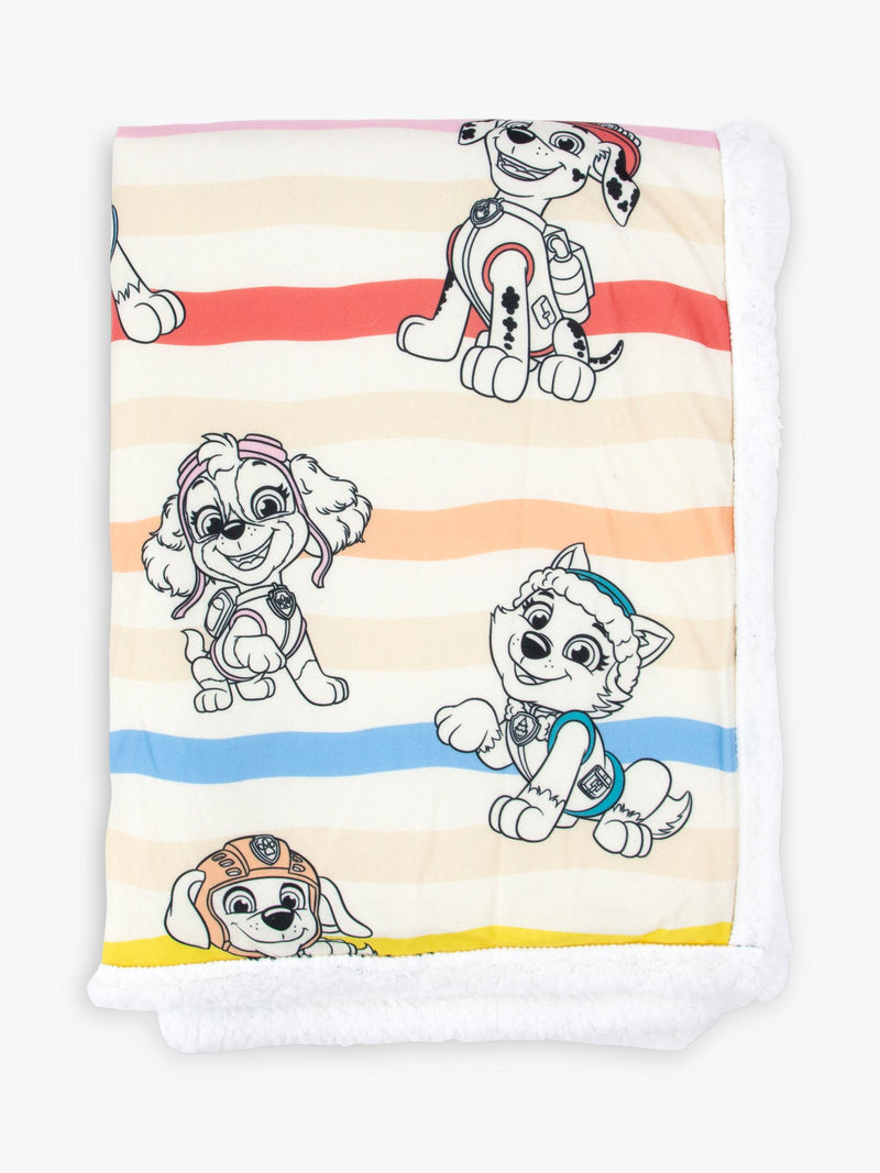 Paw Patrol sherpa fleece blanket single size, UK version