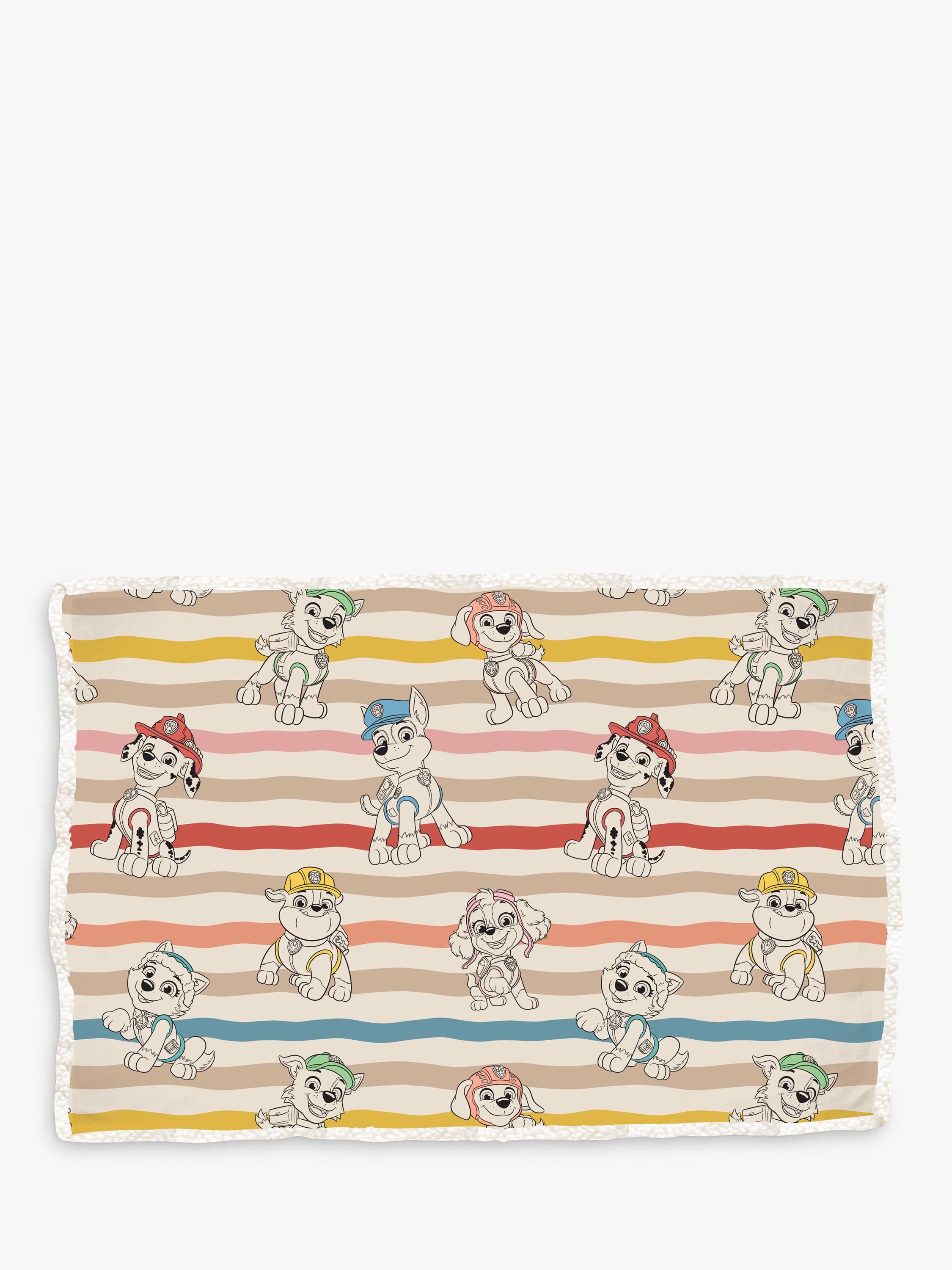 Paw Patrol sherpa fleece blanket single size, UK version