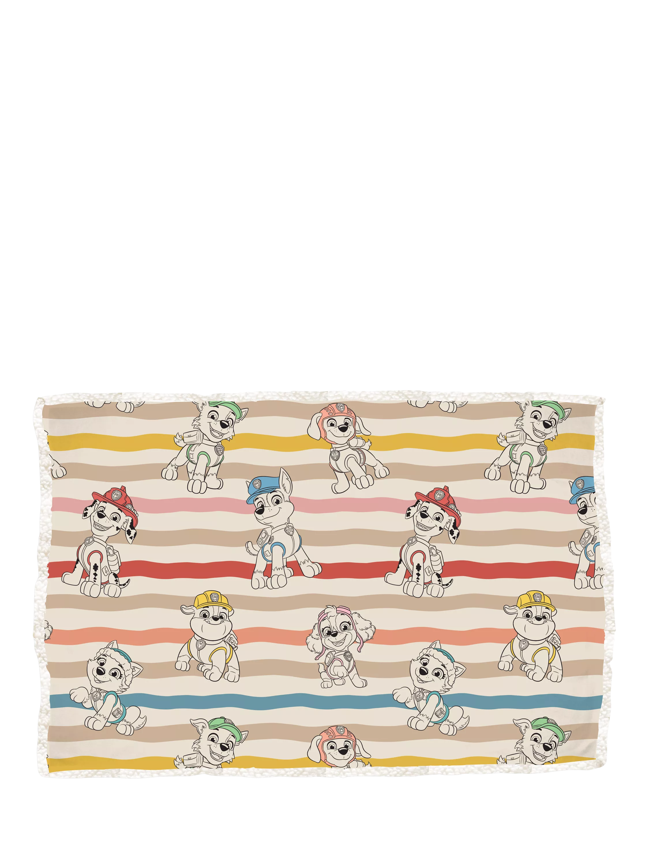 Paw Patrol sherpa fleece blanket single size, UK version