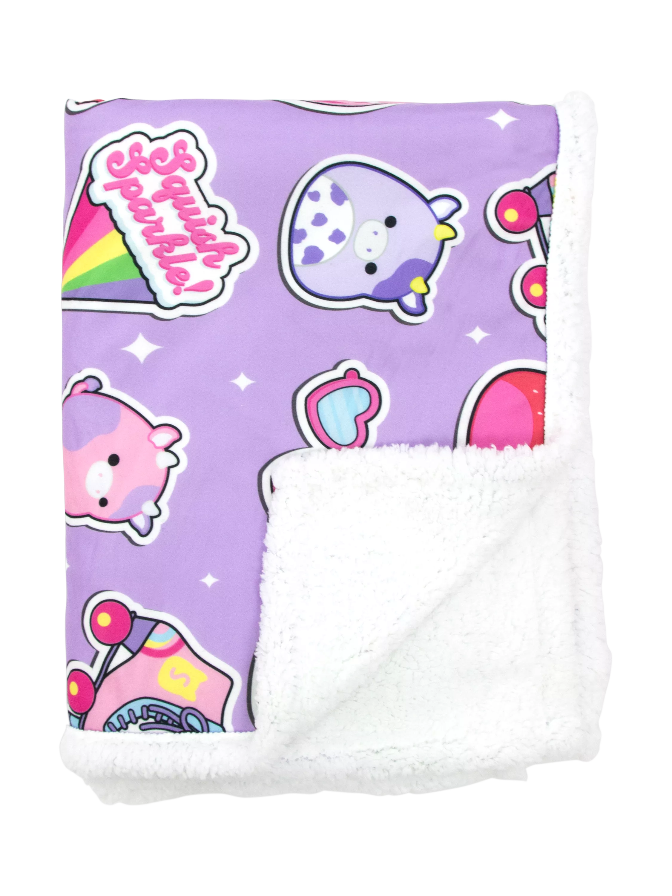 Squishmallows sherpa fleece blanket 150x100cm, imported from the UK