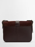 Barbour suede and leather crossbody bag medium - British product