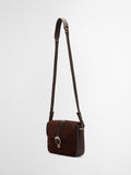 Barbour suede and leather crossbody bag medium - British product