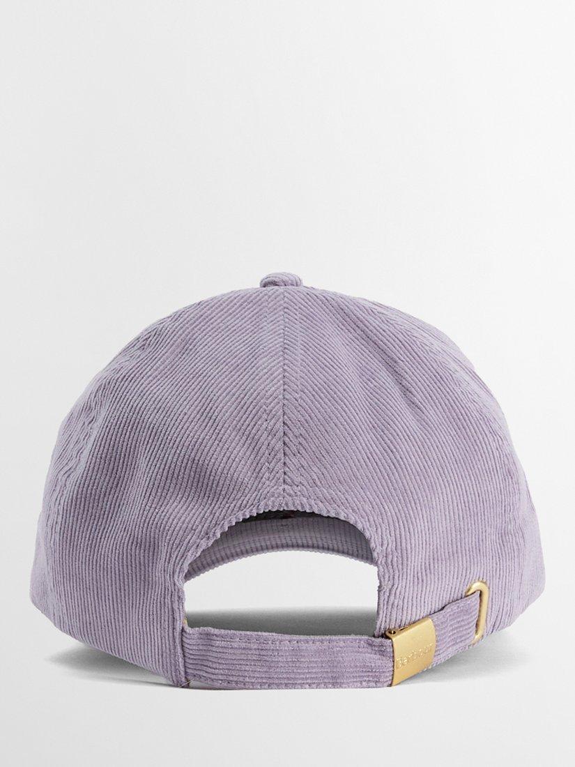 Barbour Oakley Corduroy Baseball Cap in Heather Mist, UK version