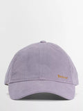 Barbour Oakley Corduroy Baseball Cap in Heather Mist, UK version