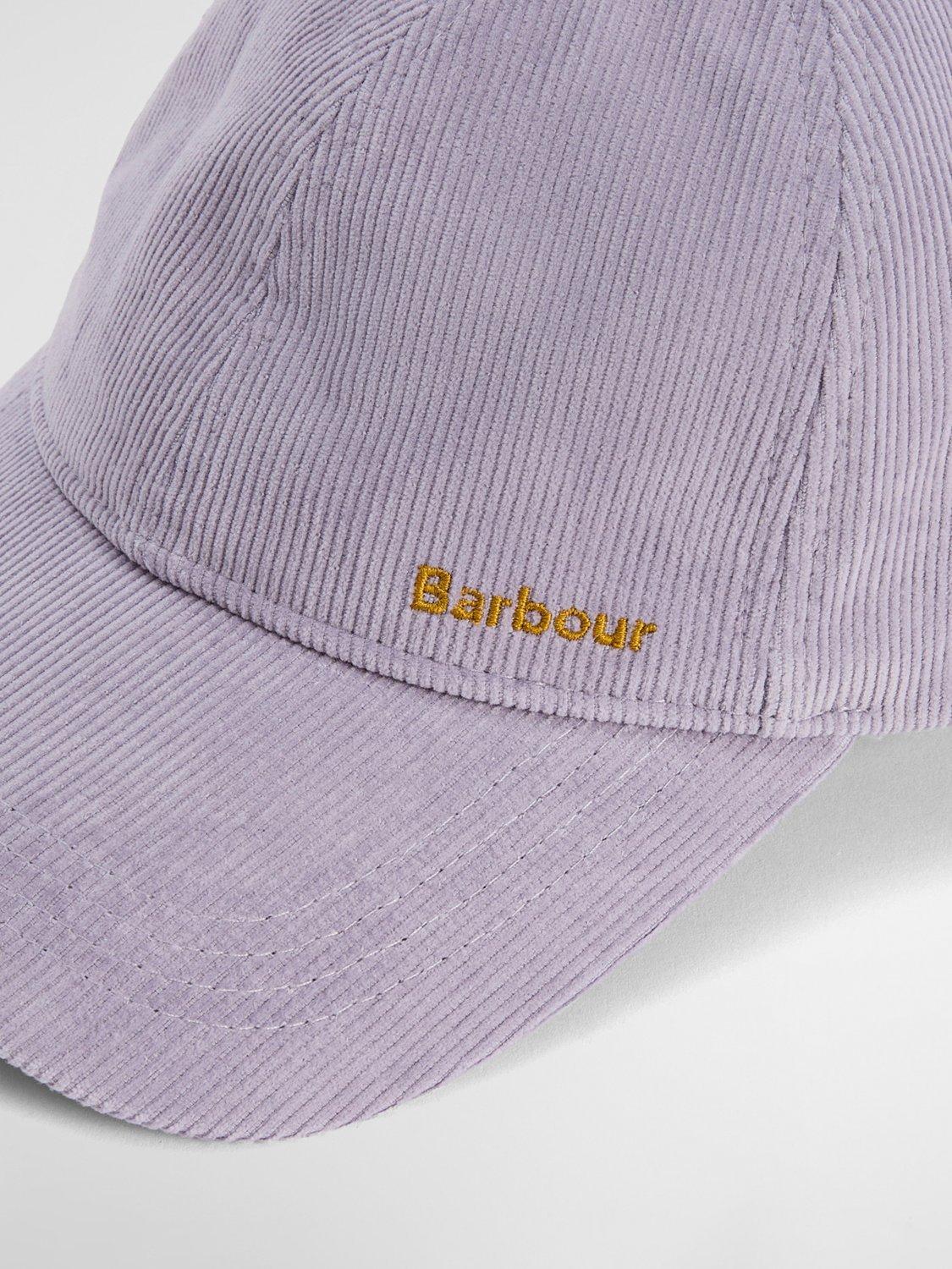 Barbour Oakley Corduroy Baseball Cap in Heather Mist, UK version