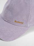 Barbour Oakley Corduroy Baseball Cap in Heather Mist, UK version