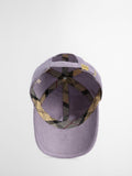 Barbour Oakley Corduroy Baseball Cap in Heather Mist, UK version