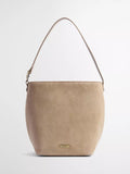 Barbour Cedar suede shoulder bag Sand (British brand)