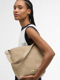 Barbour Cedar suede shoulder bag Sand (British brand)