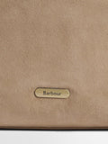 Barbour Cedar suede shoulder bag Sand (British brand)