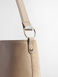 Barbour Cedar suede shoulder bag Sand (British brand)