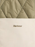 Barbour Healy quilted tote bag Bleached Olive (British brand)