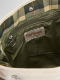 Barbour Healy quilted tote bag Bleached Olive (British brand)