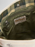 Barbour Healy quilted tote bag Bleached Olive (British brand)
