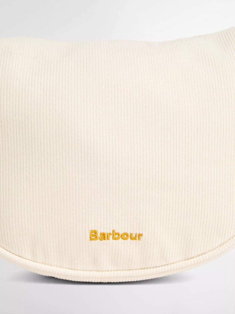 Barbour Mia Sling Bag white cotton shoulder strap - British product