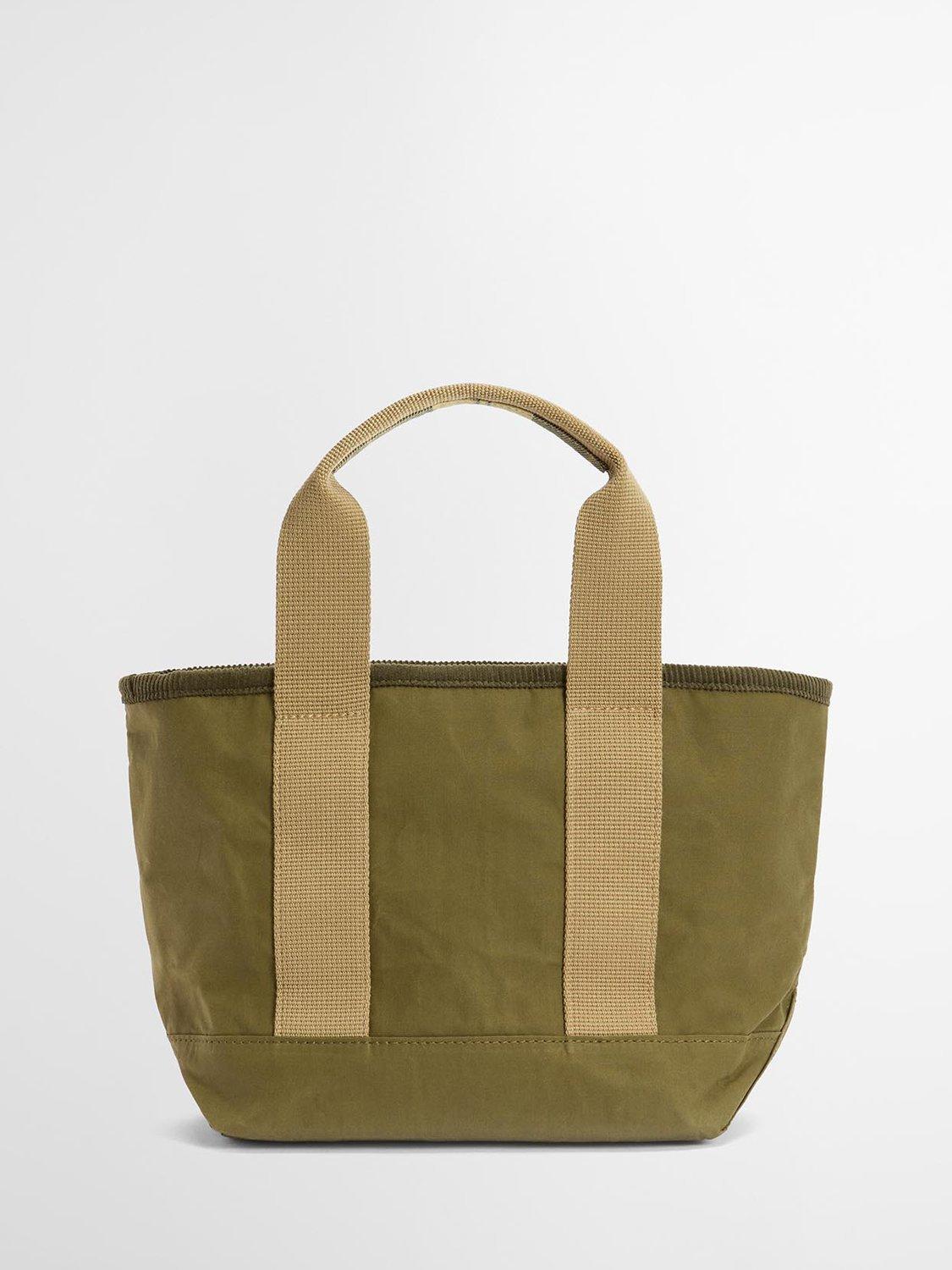 Barbour Mya Mini Cotton Tote Bag Dusky Green, UK version