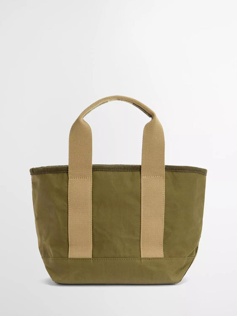 Barbour Mya Mini Cotton Tote Bag Dusky Green, UK version
