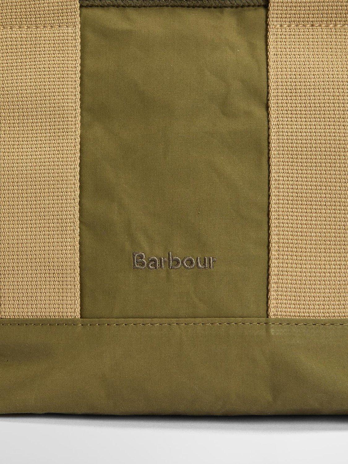 Barbour Mya Mini Cotton Tote Bag Dusky Green, UK version