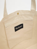 Barbour Varsity Logo Tote Bag red cotton bag, imported from the UK