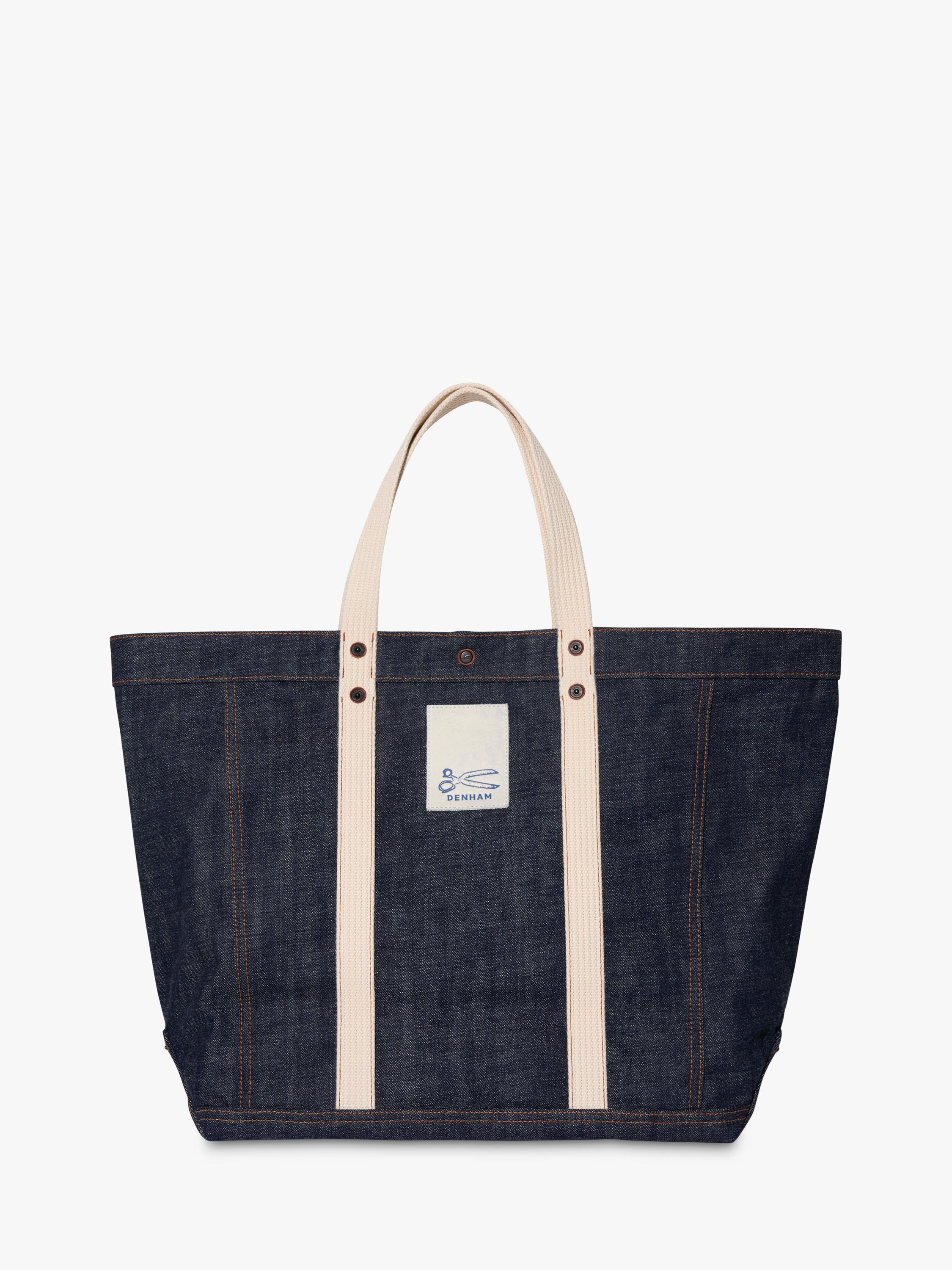 DENHAM denim tote bag Indigo, UK version