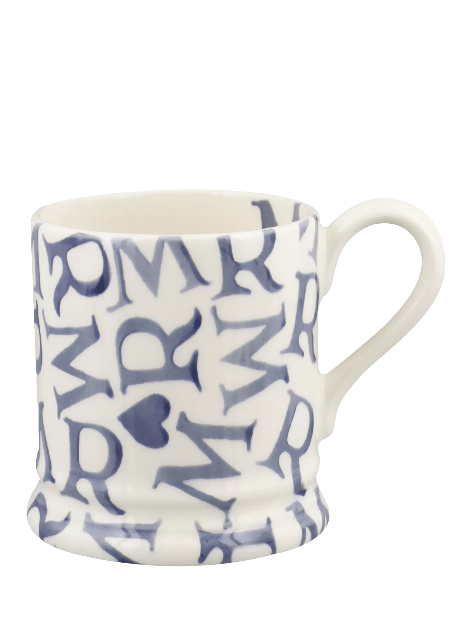 Emma Bridgewater blue half pint mug 300ml - British product