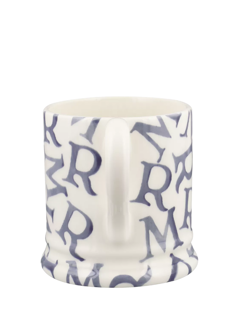 Emma Bridgewater blue half pint mug 300ml - British product