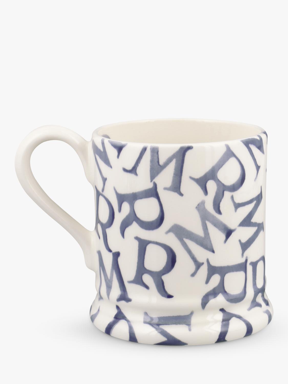 Emma Bridgewater blue half pint mug 300ml - British product