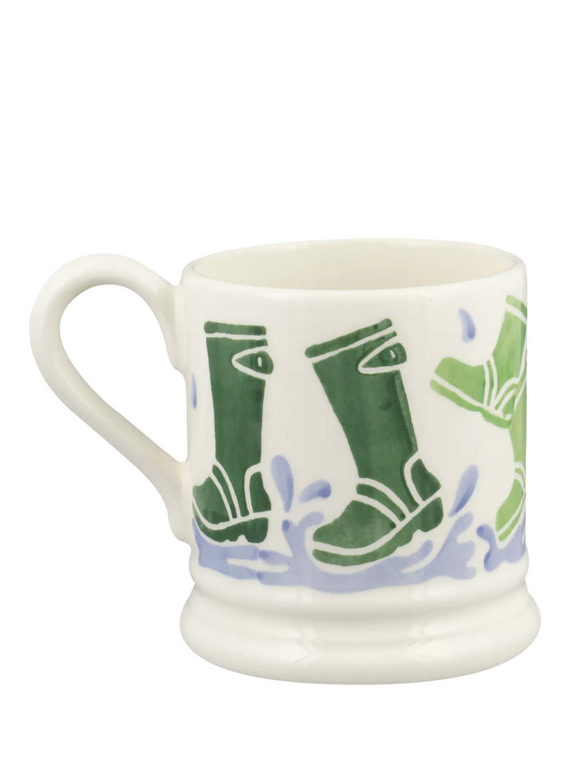 Emma Bridgewater Wellies half pint mug 300ml (British brand)