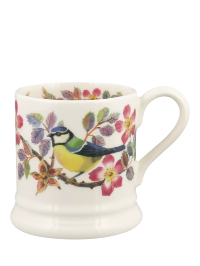 John Lewis Emma Bridgewater Wild Rose Earthenware Half Pint Mug 300ml- Buy online at McGrocer