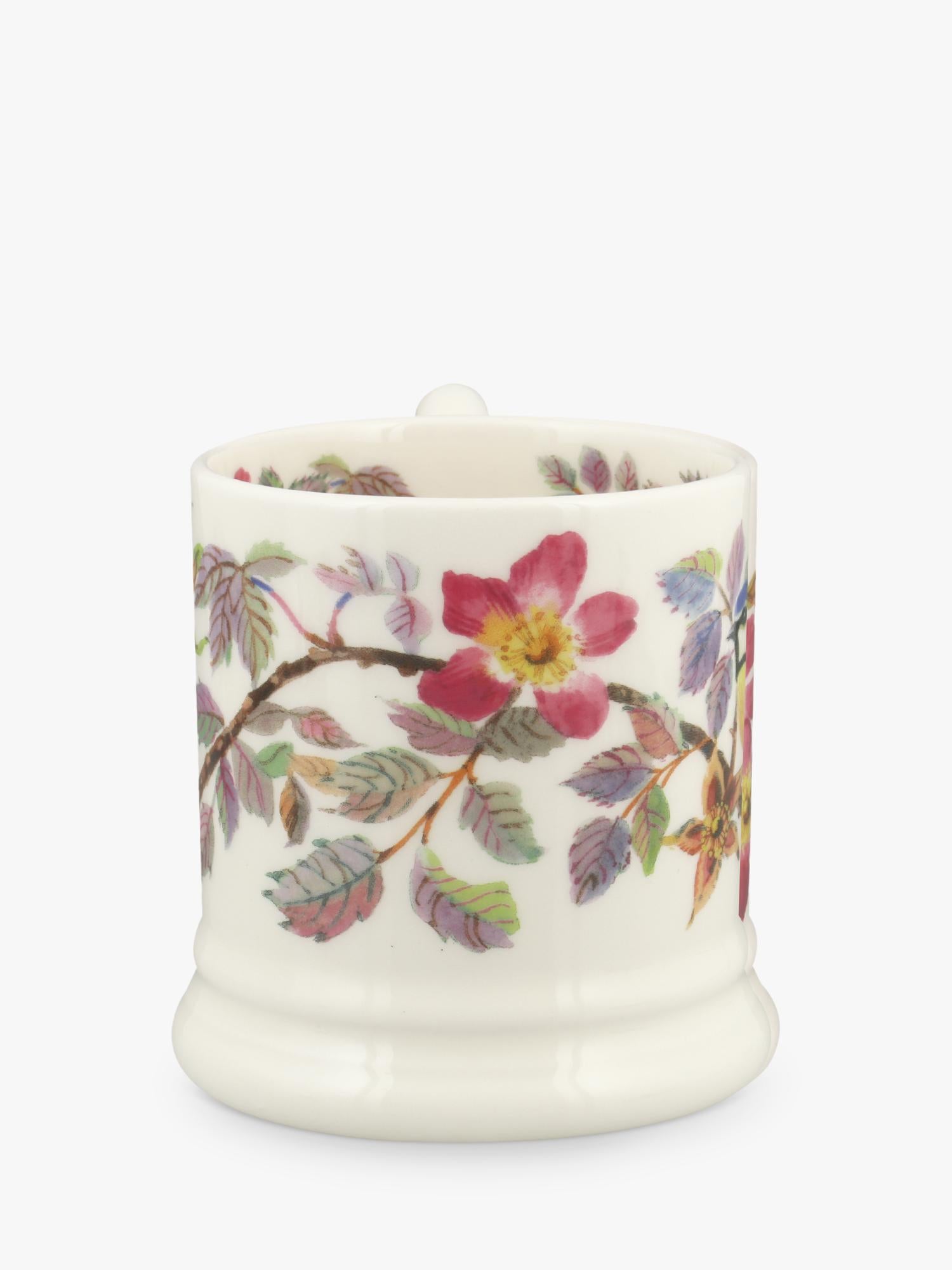 Emma Bridgewater earthenware mug wild rose 300ml, UK version
