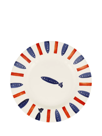 John Lewis Emma Bridgewater Seafood Stripe Earthenware Side Plate, 22cm- Buy online at McGrocer