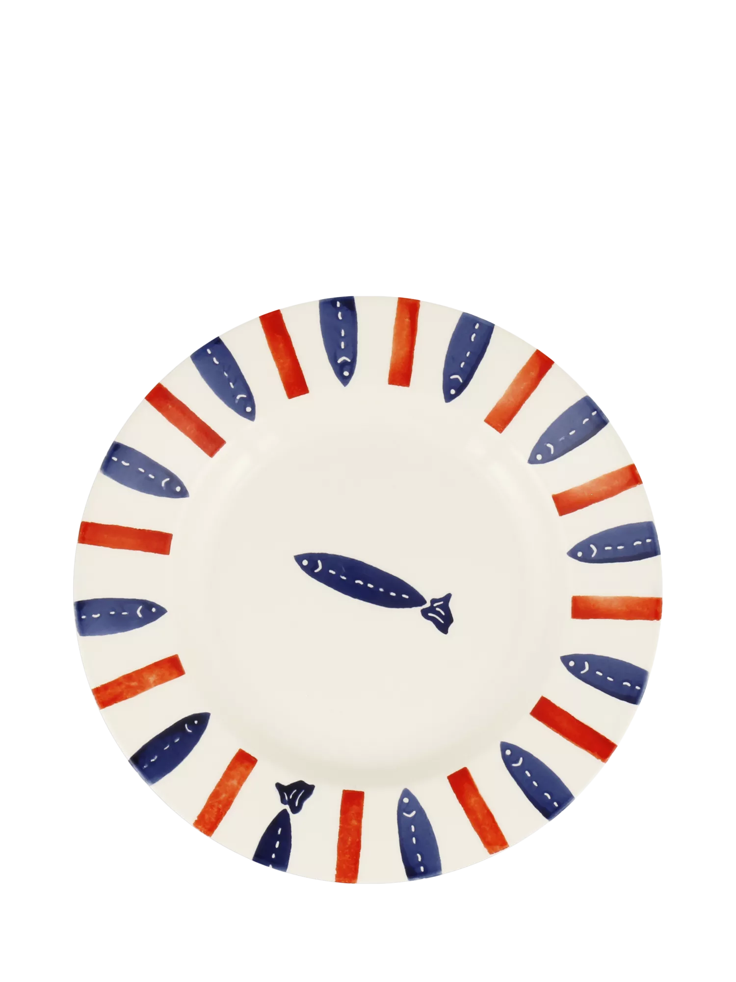 Emma Bridgewater side plate seafood stripe 22cm, UK version