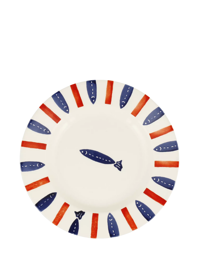 Emma Bridgewater side plate seafood stripe 22cm, UK version