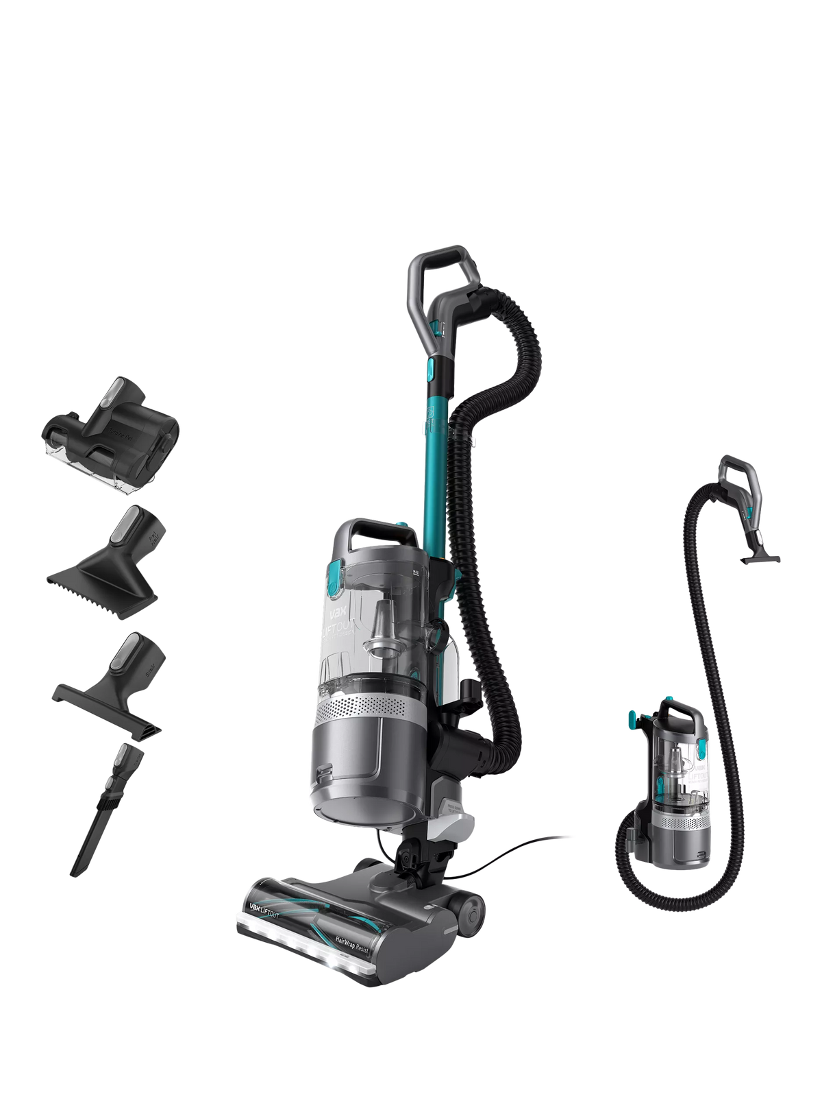 Vax LiftOut Reach pet vacuum cleaner graphite teal - British product