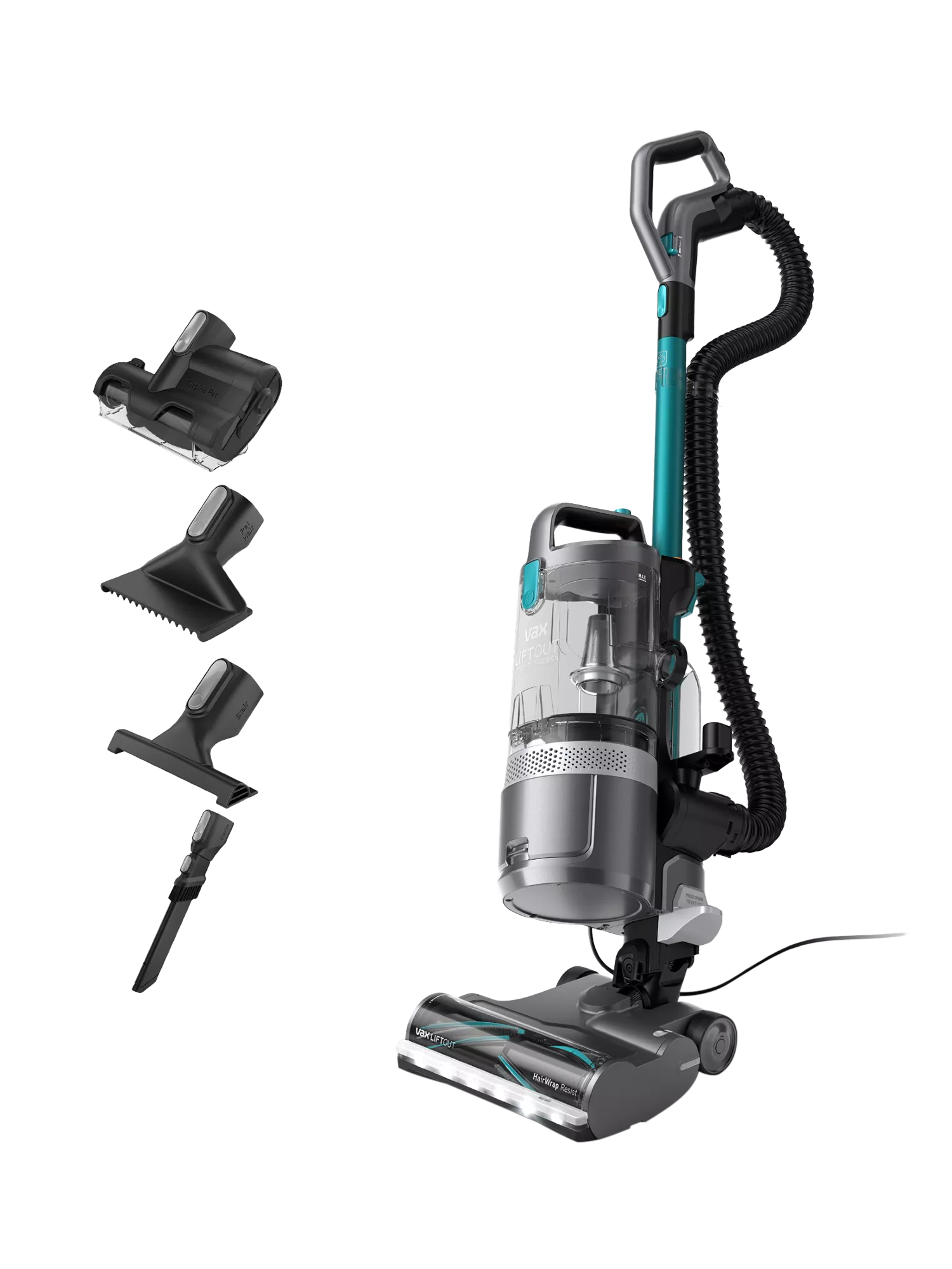 Vax LiftOut Reach pet vacuum cleaner graphite teal - British product