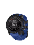 Garmin Instinct 3 Rugged GPS Smartwatch, 45mm, Black Bolt Blue Band