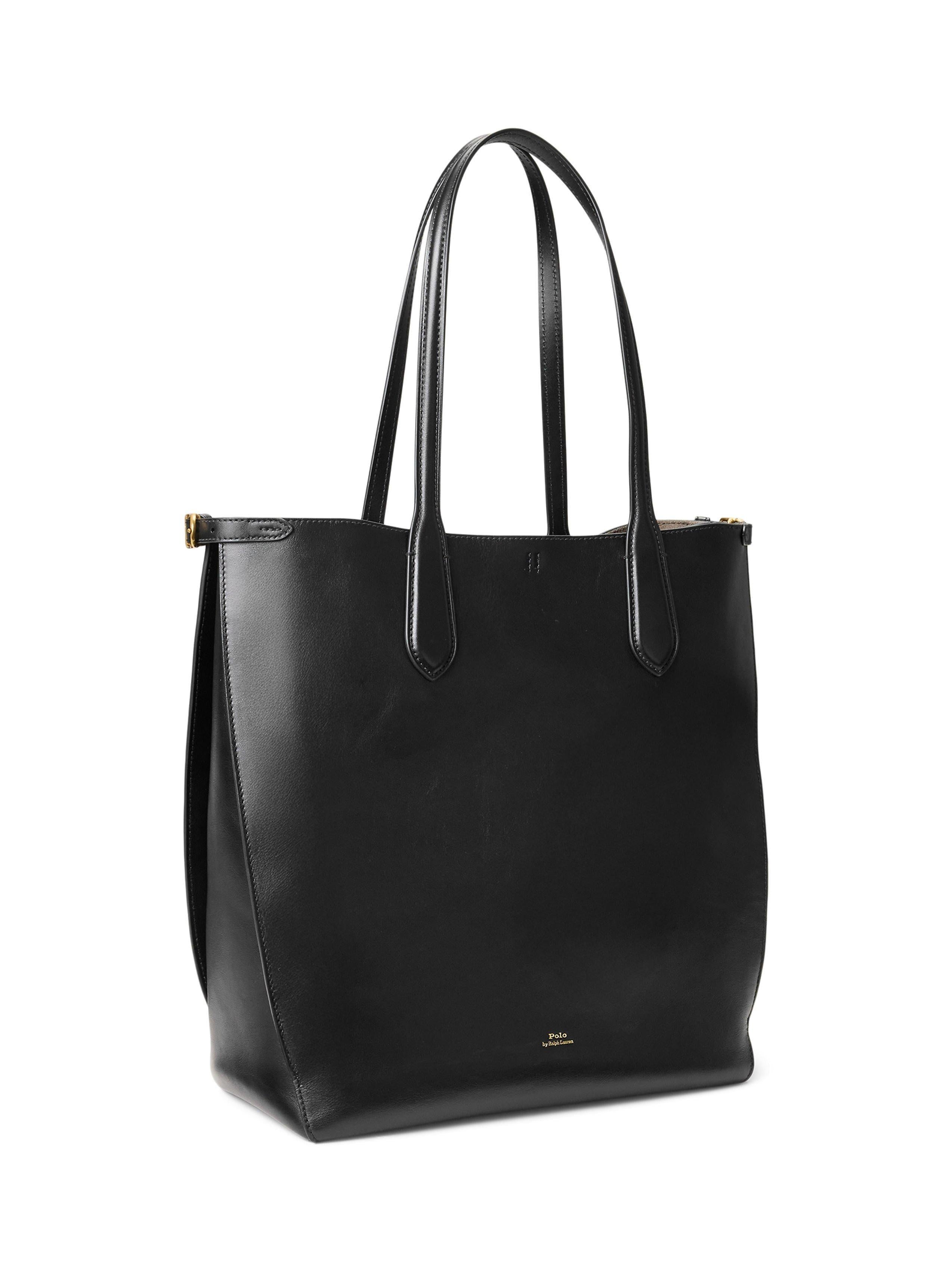 Ralph Lauren Bellport leather north south tote bag (British brand)