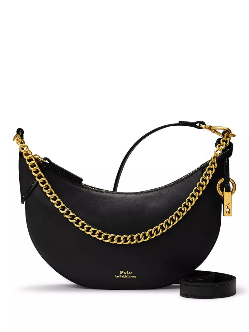 Polo Ralph Lauren ID Mini Leather Crossbody Saddle Bag