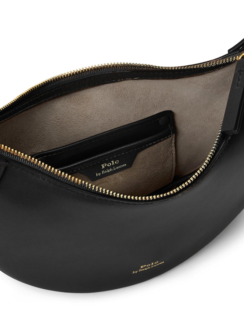 Ralph Lauren mini leather crossbody saddle bag - British product